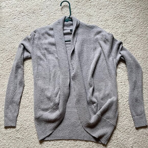 Rachel Zoe *Greyish Lavender* Oversized Cardigan | POCKETS |Very Cozy| EUC | XS - Picture 7 of 14
